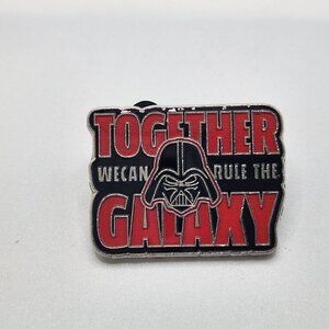 Disney Pin Star Wars Villain Darth Vader Together We Can Rule The Galaxy 2013